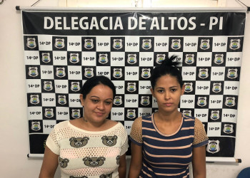 Polícia prende mulheres condenadas por roubo no município de Altos